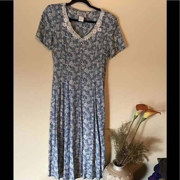 D.B.Y Vintage floral print  Dress size 9 - Picture 1 of 2